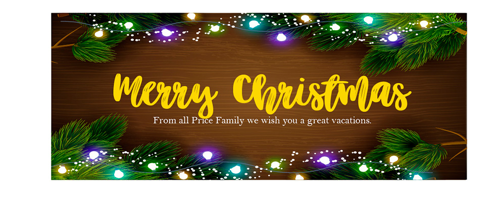 Price Car Rental wishes you happy holidays this Christmas Merry Christmas Price Car Rental